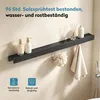 doporro Wandgarderobe mit Ablage, Garderobenleiste 80 cm Produktbild-Vorschau 5