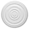 PROFHOME 156018 Rosette aus Polyurethan Deckenrosette Produktbild-Vorschau 1