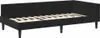 vidaXL Rohový rám postele s čelom čierny 90 cm x 200 cm Náhľad obrázku produktu 4