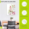 ARTland Wandbild Alu für Innen & Outdoor Vintage Papagei II Produktbild-Vorschau 3