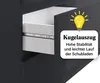 Komoda so 6 zásuvkami 100x78 cm komoda biela drevená Náhľad obrázku produktu 7