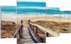 Bild auf Leinwand - Leinwandbild - 4 Teile - Meer Strand Produktbild-Vorschau 1