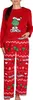 Grinch Weihnachtspyjama für Damen, rot, zweiteilig, WARMES Produktbild-Vorschau 2