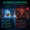 Magnetischer Handy-Kühler Gaming, 20W Peltier, 82g, RGB & Produktbild-Vorschau 6