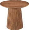 Salvatoren salontafel van mangohout, diameter 50 cm - Bruin Productafbeelding-voorbeeld 3
