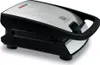 A close-up, studio shot of a black and silver sandwich maker. Voir les images du produit