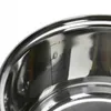 A close-up view of the interior of a stainless steel pot, showing volume markings. Podgląd zdjęcia produktu