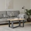 Table basse Vicco Arne Chêne de force doré 90x50cm, Model Voir les images du produit 4