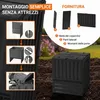 GARANTIA ECO-KING compostiera 600 litri nero Anteprima dell’immagine prodotto 4