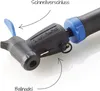 FISCHER Mini-pompe à air pour vélo, hauteur : 265 mm Voir les images du produit 3