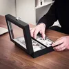 Szkatułka na Zegarki 10 Przegródek Elegancka Czarna Podgląd zdjęcia produktu 10