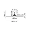 Faro 33424, Haushalts-Lamellenlüfter, Schwarz, Zimmerdecke, Produktbild-Vorschau 5