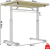 MODFU: Escritorio ajustable, modelo 60*80, con estructura Vista previa de la imagen del producto 6