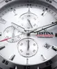 A close-up view of a Festina chronograph watch face. Produktbild-Vorschau