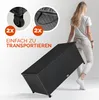 Polyratanový úložný box černý 122 x 56 x 61cm s rukojeťmi a Náhled obrázku produktu 8