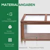 Outsunny Vyvýšený dřevěný studený rám Herb Bed pro zahradní Náhled obrázku produktu 4