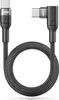 deleyCON 1,5m 100W USB C Ladekabel Winkel 90 Grad USB-C auf Produktbild-Vorschau 3