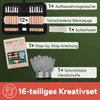 Eli® Set da intaglio per bambini (15 pezzi) – 12 utensili Anteprima dell’immagine prodotto 6