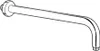 Kludi A-QA Wand-Brausearm 400 mm brushed gold, 1 Stk. Produktbild-Vorschau 3