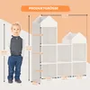 91x30x107cm,Kinderregal mit 7 Fächern,Burgdesign Produktbild-Vorschau 2