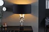 Extravagante Tischlampe SKULL 56cm schwarz silber Metall Produktbild-Vorschau 4