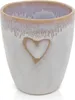 Stoneware Espressobecher "Herz" polarweiß Produktbild-Vorschau 1