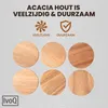 IvoQ Dessous de Verre en Bois d'Acacia - Protection Voir les images du produit 2