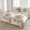 Hip Renforcé Bettwäsche - Lize - Mandalas mit Federn und Produktbild-Vorschau 2