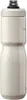 A white insulated water bottle with a gray cap and a blue mouthpiece. Náhľad obrázku produktu