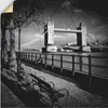 ARTland Wandbild, selbstklebend London Am Ufer der Themse Produktbild-Vorschau 1