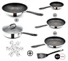 Tefal Pfannen-Set Jamie Oliver E30 Pfannen Set 20+24+28cm + Produktbild-Vorschau 1
