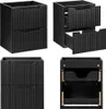 Waschtisch-Unterschrank 90cm, in schwarz mit Eiche, Produktbild-Vorschau 4