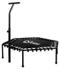 INLEA FITNESS Trampolína 130 cm s madlem – černá Náhled obrázku produktu 1