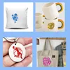 10 pcs Papier transfert sublimation 11,4x30,5 cm paillettes Voir les images du produit 9