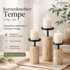 Boltze | Kerzenständer Tempe | 3-teiliges Set | Holz-Metall Produktbild-Vorschau 11