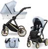 Kunert IVENTO PREMIUM 2in1  Kinderwagen in Blau mit Produktbild-Vorschau 1