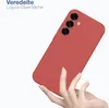 A hand holding a red phone case. Produktbild-Vorschau
