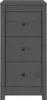 Credenze 2 pz. Grigio 40x35x80 cm in legno di pino Anteprima dell’immagine prodotto 7