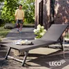 Leco Aluminium Sonnenliege "Elina" mit klappbaren Füßen Produktbild-Vorschau 2