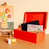 Caja de madera grande roja Creative Deco, 30 x 20 x 14 cm Vista previa de la imagen del producto 5