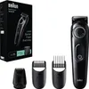 Braun BeardTrimmer 3 BT3421, Umývateľný, Batérie, Čierna Náhľad obrázku produktu 30