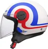 Jet Helma LS2 OF558 SPHERE LUX II Urby White Matt Blue Red Náhled obrázku produktu 3