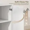 HOMCOM Kommode mit 1 Schublade, Sideboard mit Verstellbarem Produktbild-Vorschau 7
