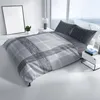 Baumwolle Renforce Bettwäsche Set 135x200 cm Grau Anthrazit Produktbild-Vorschau 5