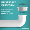 Engelbach Raumsparsiphon für Waschbecken - Siphon 1 1/4" x Produktbild-Vorschau 3
