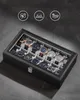 SONGMICS Uhrenbox für 14 Uhren mit Glasdeckel Kunstleder Produktbild-Vorschau 5