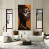 ARTHUB® Leinwandbild 40x80 cm, African Woman On Orange | Produktbild-Vorschau 10