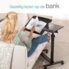 ELONEO mobiele bedtafel op wielen, verstelbare Productafbeelding-voorbeeld 8