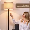 Lampa stojąca EDISHINE do salonu, nowoczesna lampa stojąca Podgląd zdjęcia produktu 5