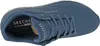 A top-down view of a blue Skechers sneaker. Voir les images du produit